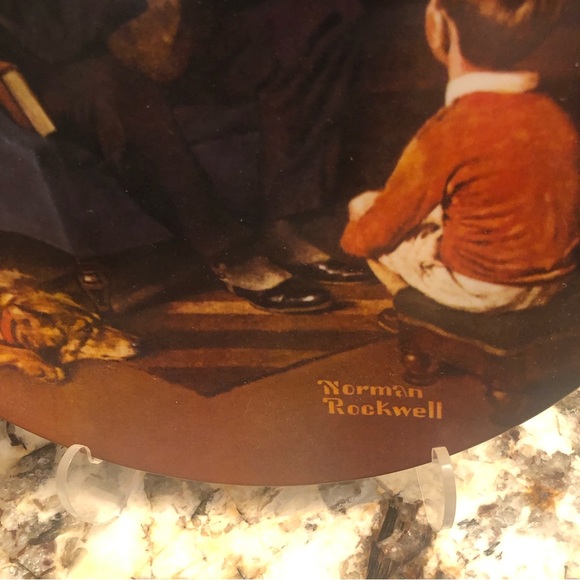 Norman Rockwell “The Tycoon” Collector Plate Limited Edition - Picture 2 of 6